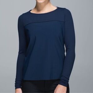 lululemon athletica Navy Long Sleeve Top